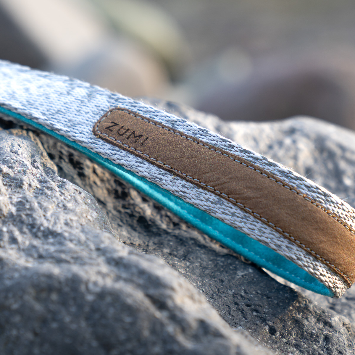 Leather wrapped handle